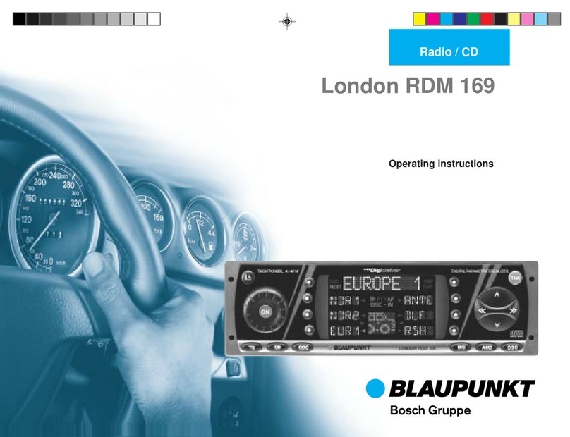 Blaupunkt LONDON RDM 169 operating instructions