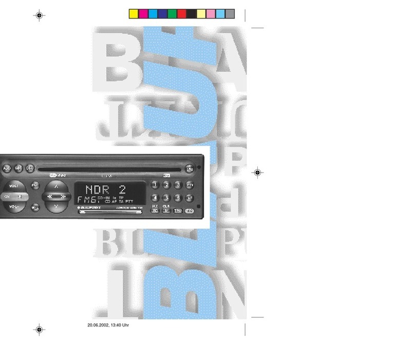 Blaupunkt LONDON RDM 126 operating instructions