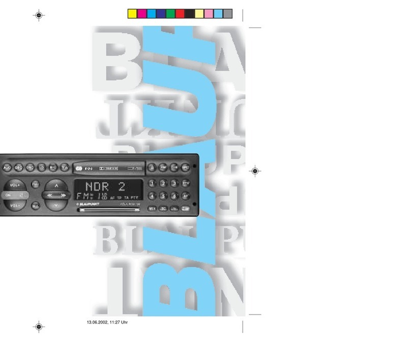 Blaupunkt KLN RCM RCM 126 User manual