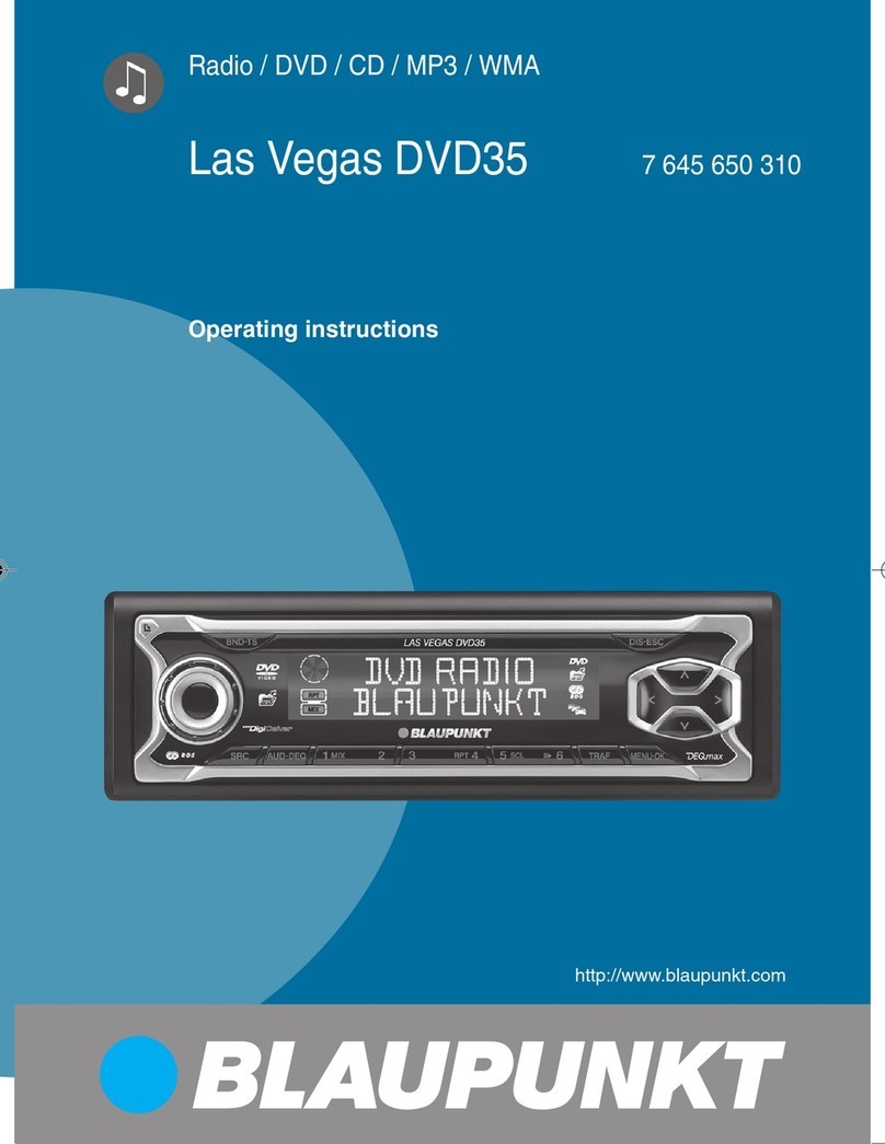 Blaupunkt LAS VEGAS 7 645 650 310 User manual