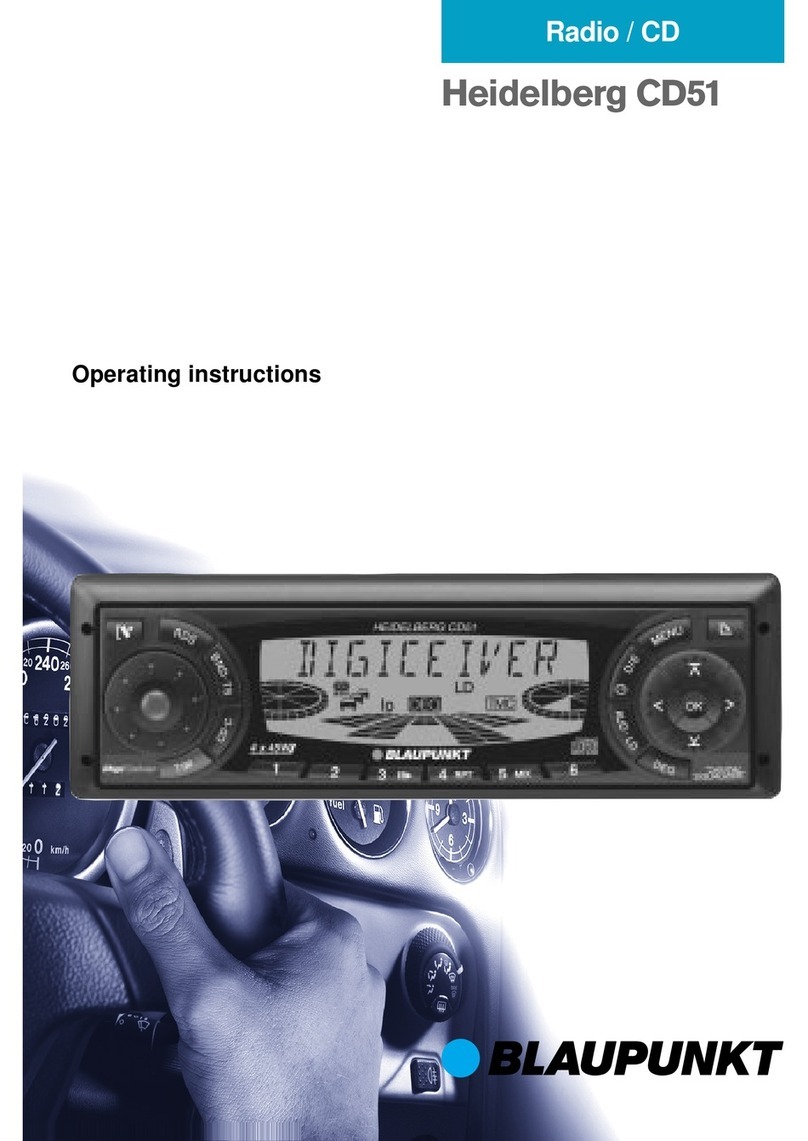 Blaupunkt HEIDELBERG Heidelberg CD51 User manual