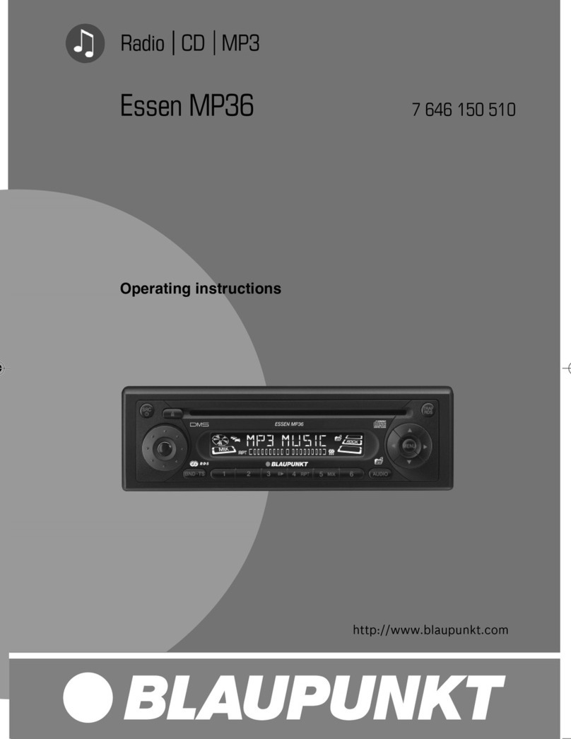 Blaupunkt ESSEN MP36 operating instructions