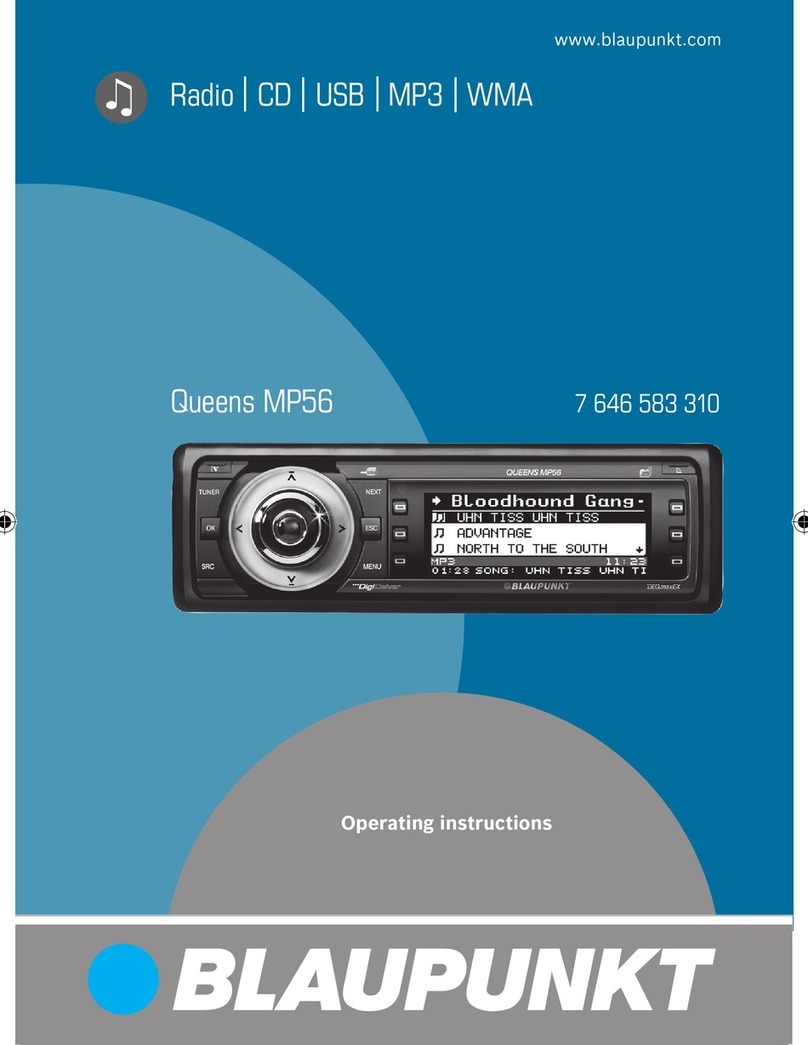 Blaupunkt QUEENS MP56 7 646 583 310 User manual