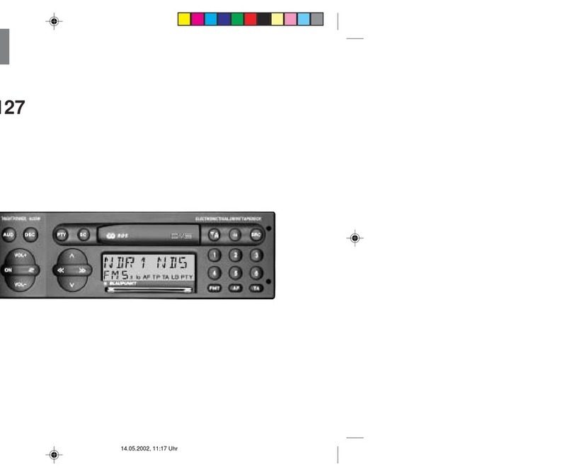 Blaupunkt RCM 127 operating instructions