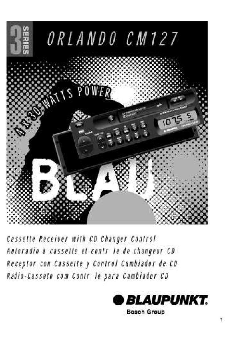 Blaupunkt ORLANDO CM127 User manual Blaupunkt ORLANDO CM127 User manual