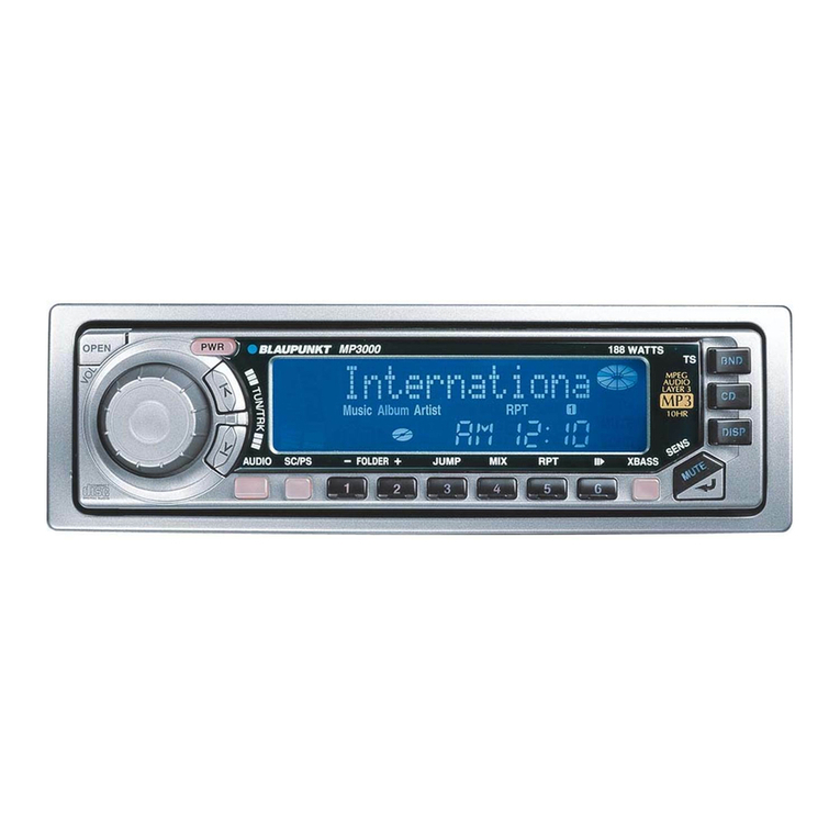 Blaupunkt MP3000 user manual