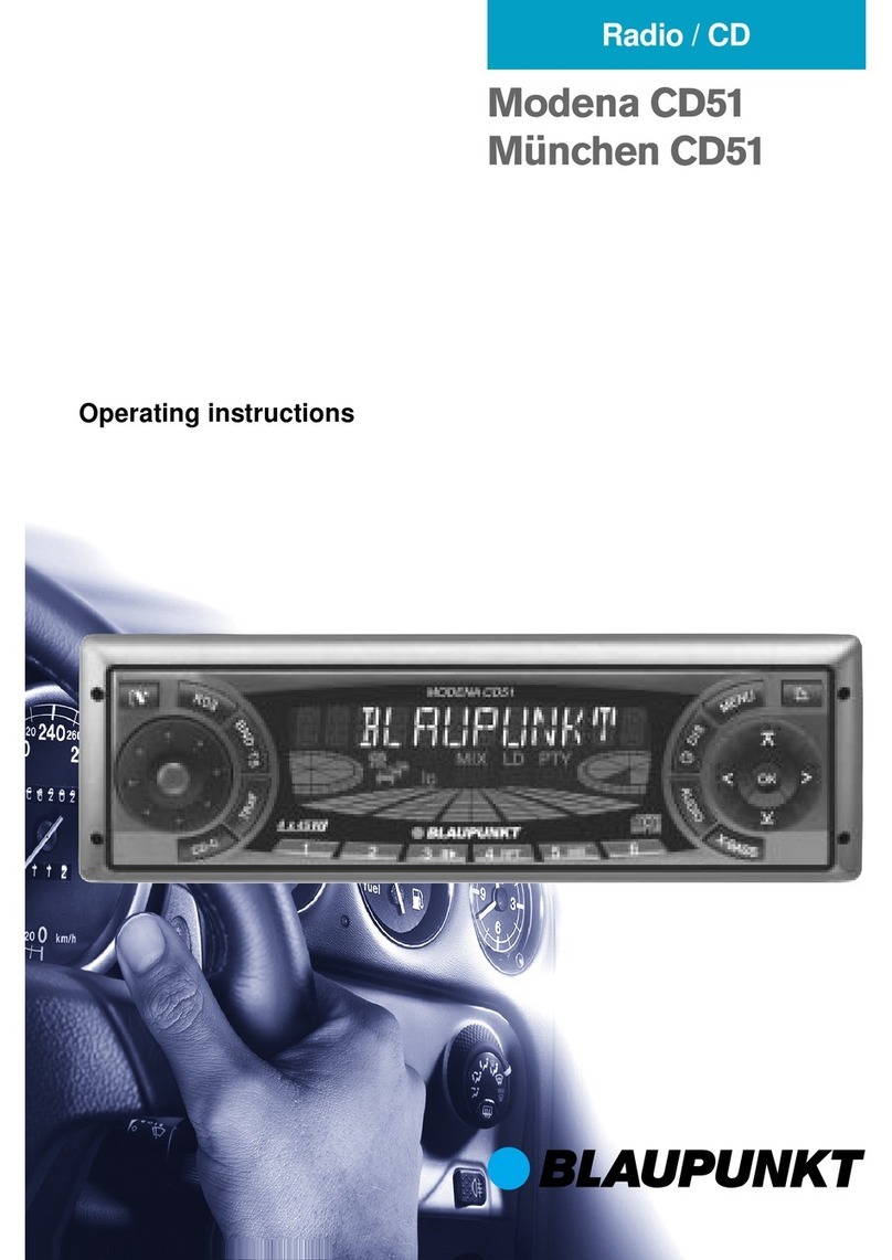 Blaupunkt Munchen CD51 operating instructions