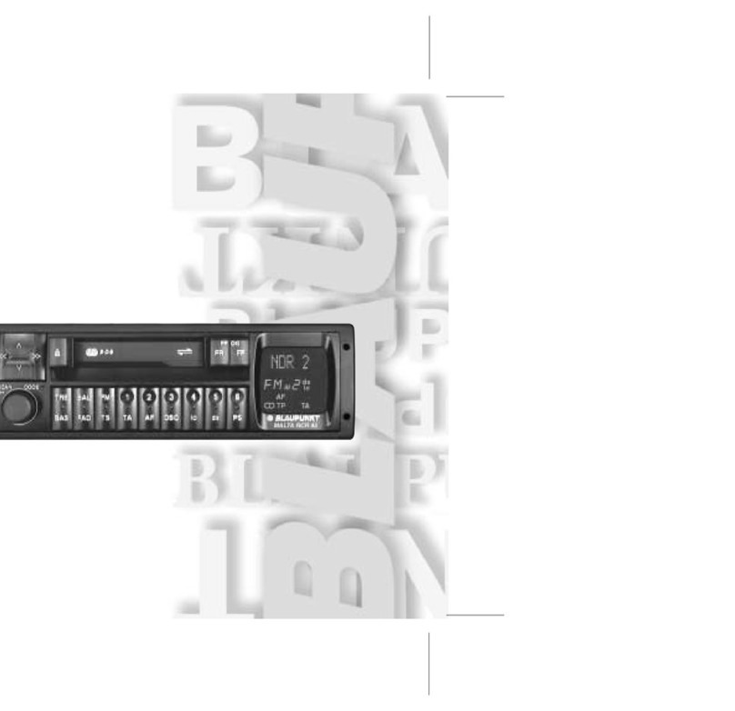 Blaupunkt MALTA RCR 45 User manual