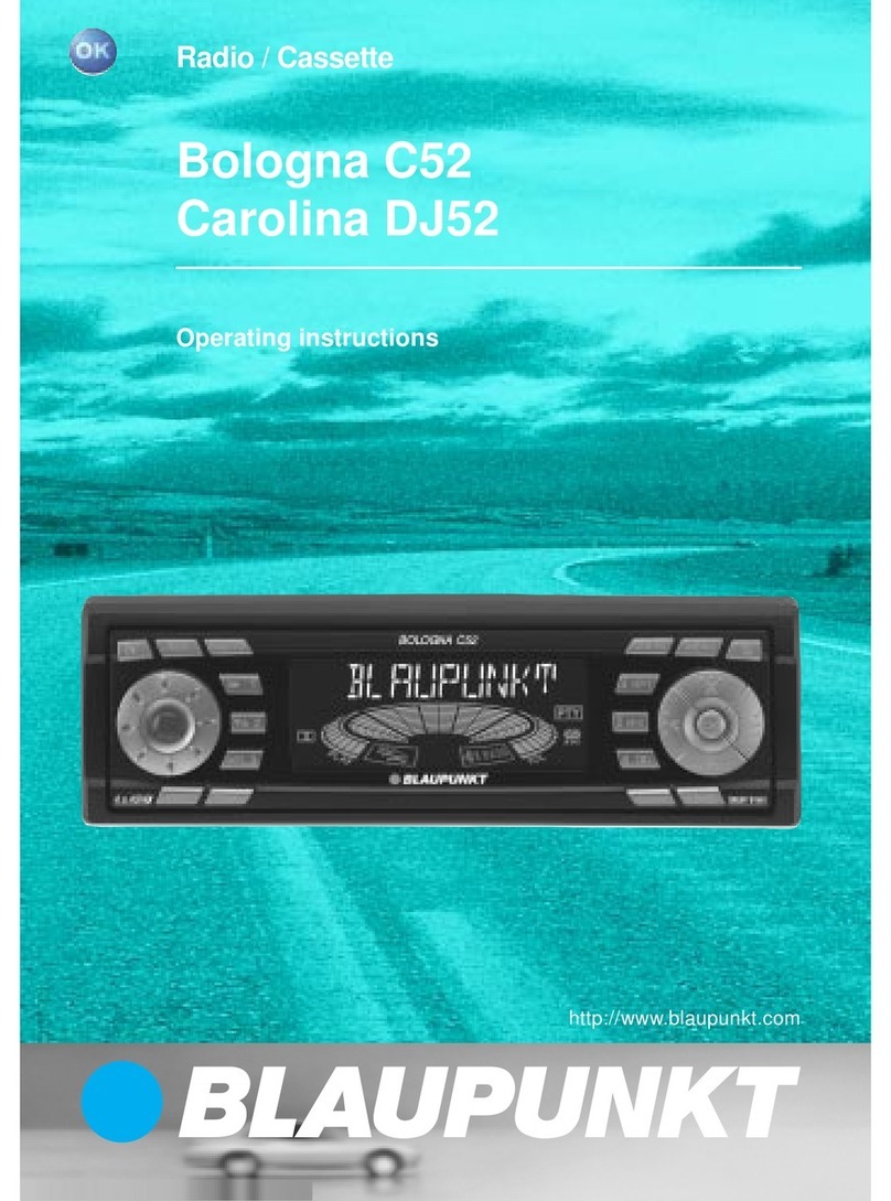 Blaupunkt Bologna C52 User manual Blaupunkt Bologna C52 User manual