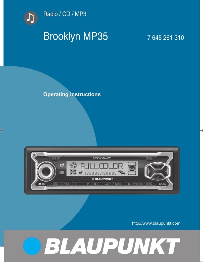 Blaupunkt BROOKLYN MP35 operating instructions