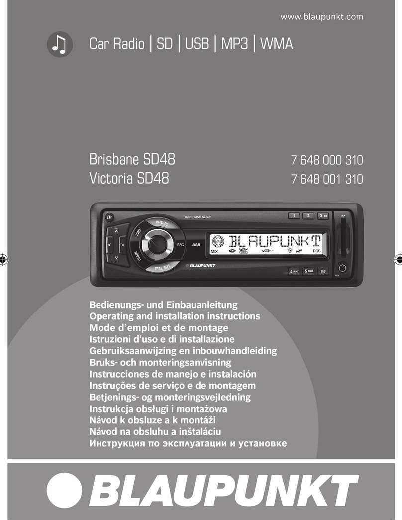 Blaupunkt BRISBANE SD48 7 648 000 310 User manual