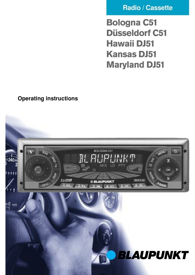 Blaupunkt BOLOGNA DJ51 User manual