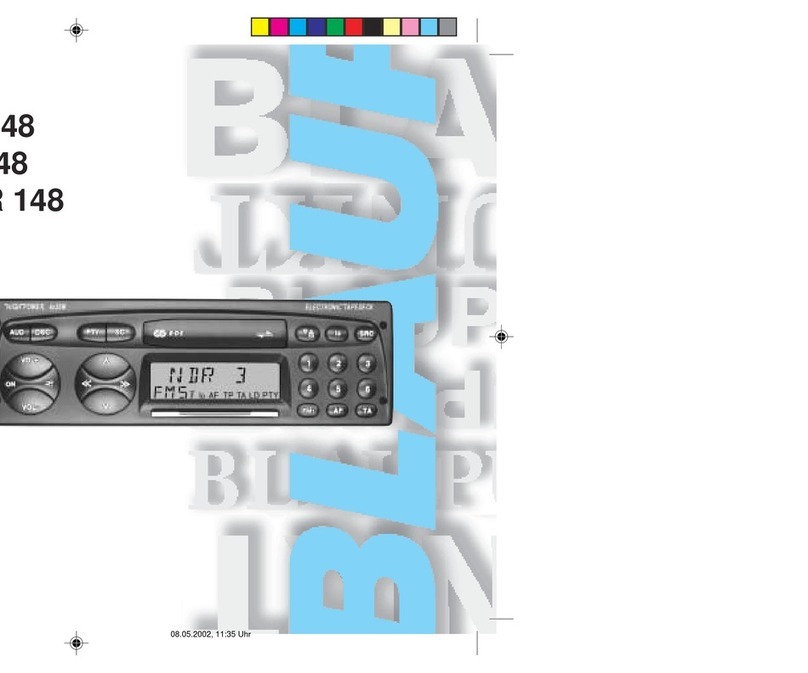 Blaupunkt BERGAMO RCR 148 operating instructions