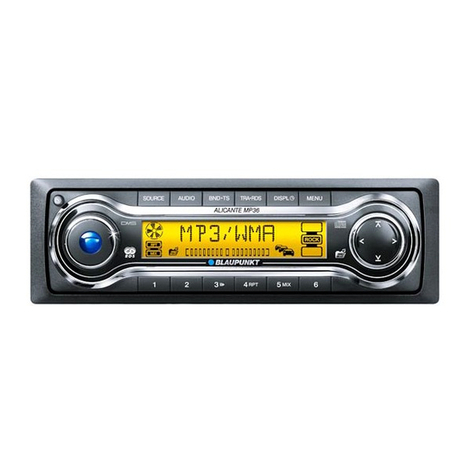 Blaupunkt ALICANTE MP36 User manual Blaupunkt ALICANTE MP36 User manual