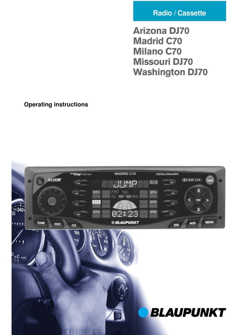 Blaupunkt Arizona DJ70 User manual