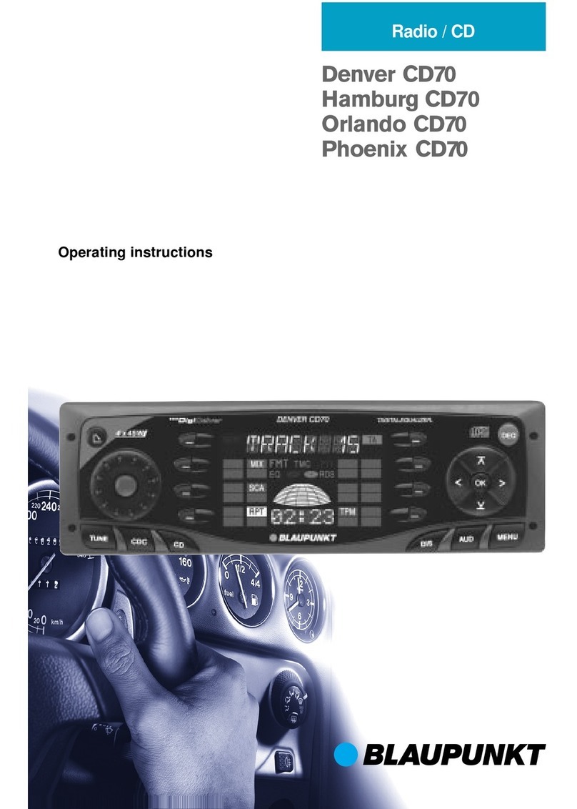Blaupunkt DENVER Denver CD70 User manual Blaupunkt DENVER Denver CD70 User manual