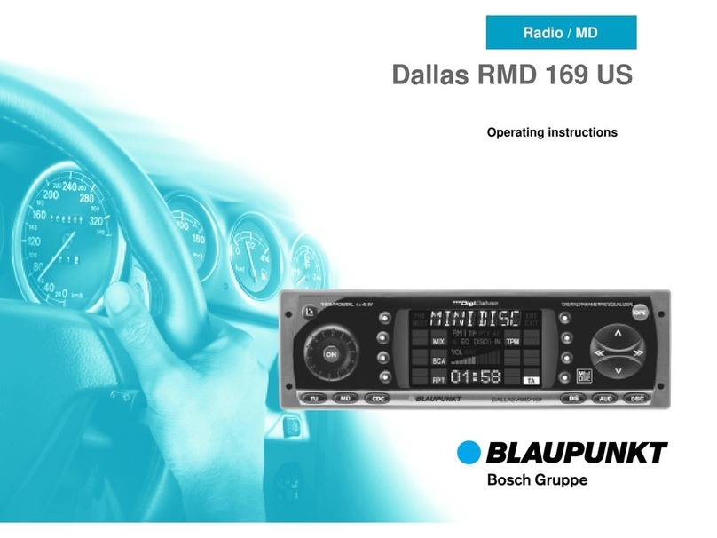 Blaupunkt Dallas RMD 169 User manual
