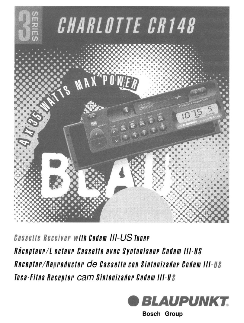 Blaupunkt CHARLOTTE CR148 User manual