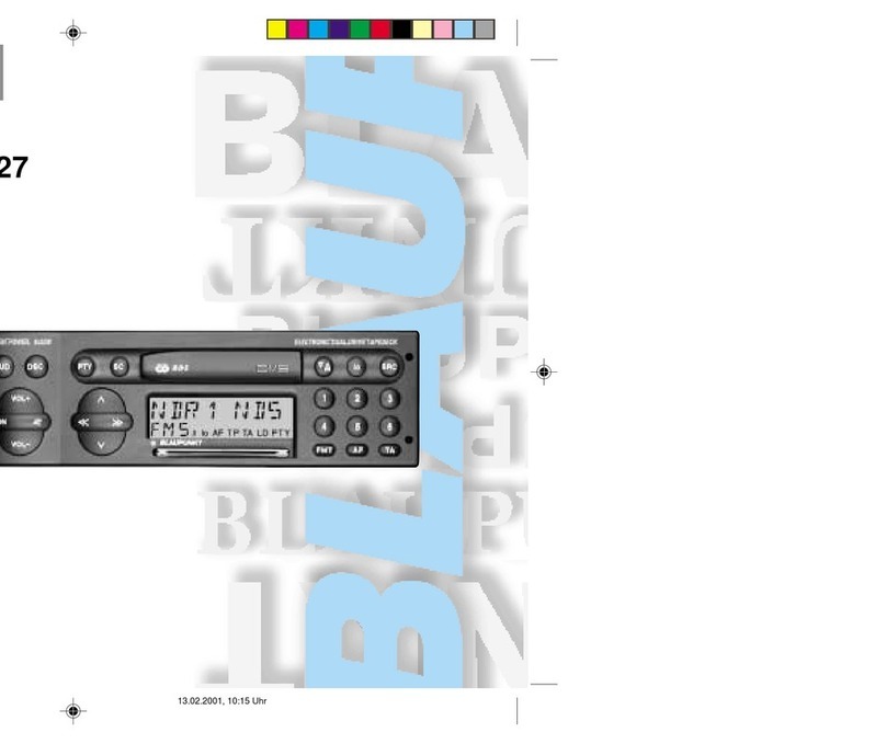 Blaupunkt COBURG DJ A operating instructions