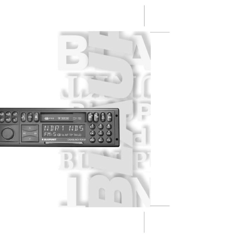 Blaupunkt CASABLANCA RCM 85 User manual