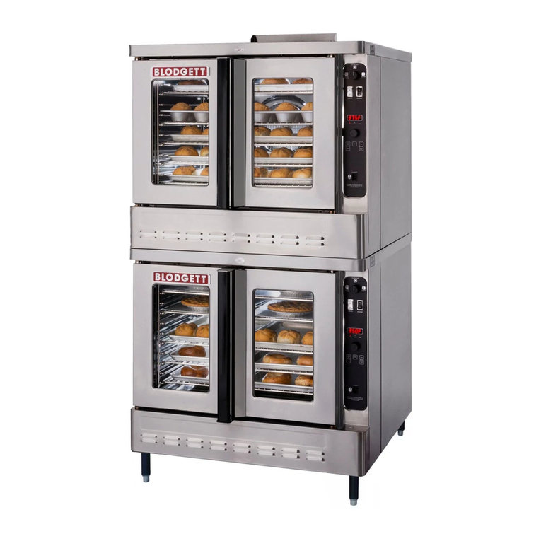 Blodgett DFG-100 Series Installation, operation and maintenance manual