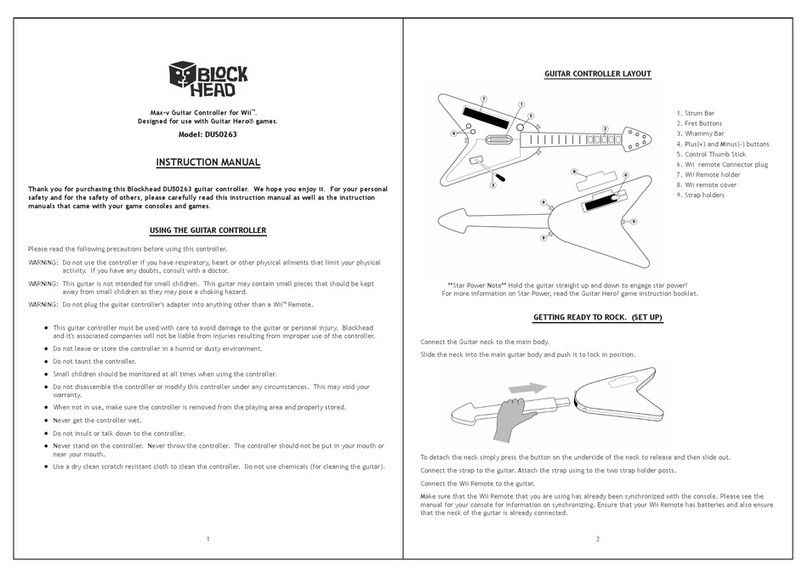 Blockhead Max-V DUS0263 instruction manual