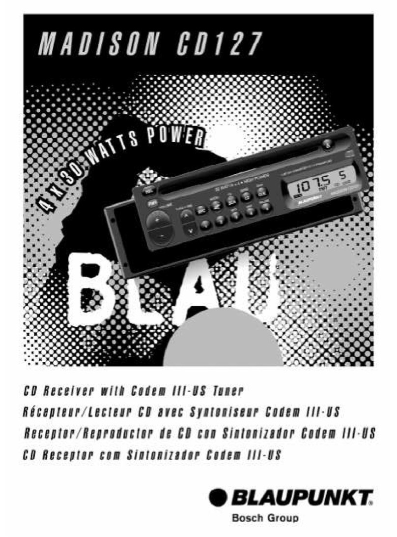 Blaupunkt miami CD127 User manual