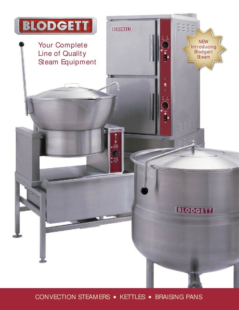Blodgett CONVECTION STEAMERS KETTLES BRAISING PANS Brochure & specs