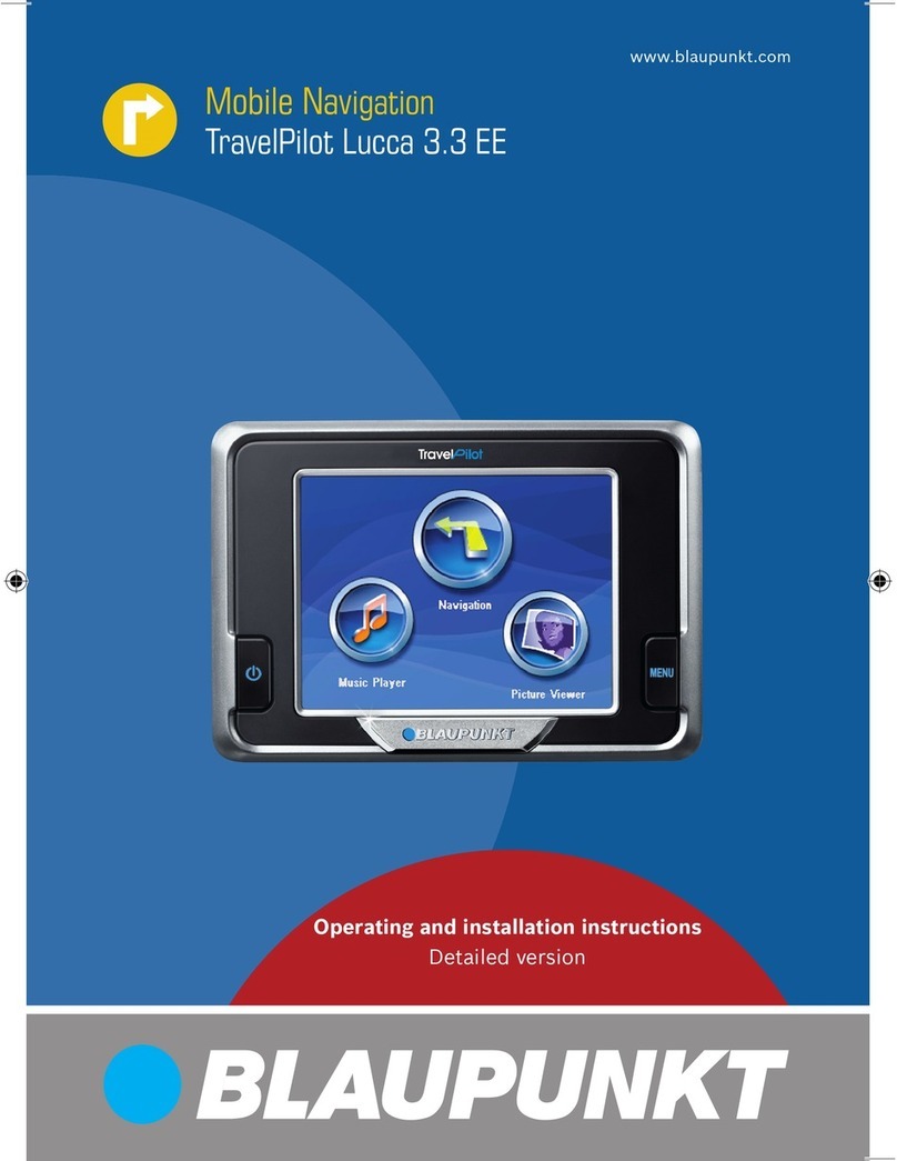 Blaupunkt TRAVELPILOT LUCCA 3.3 EE User manual