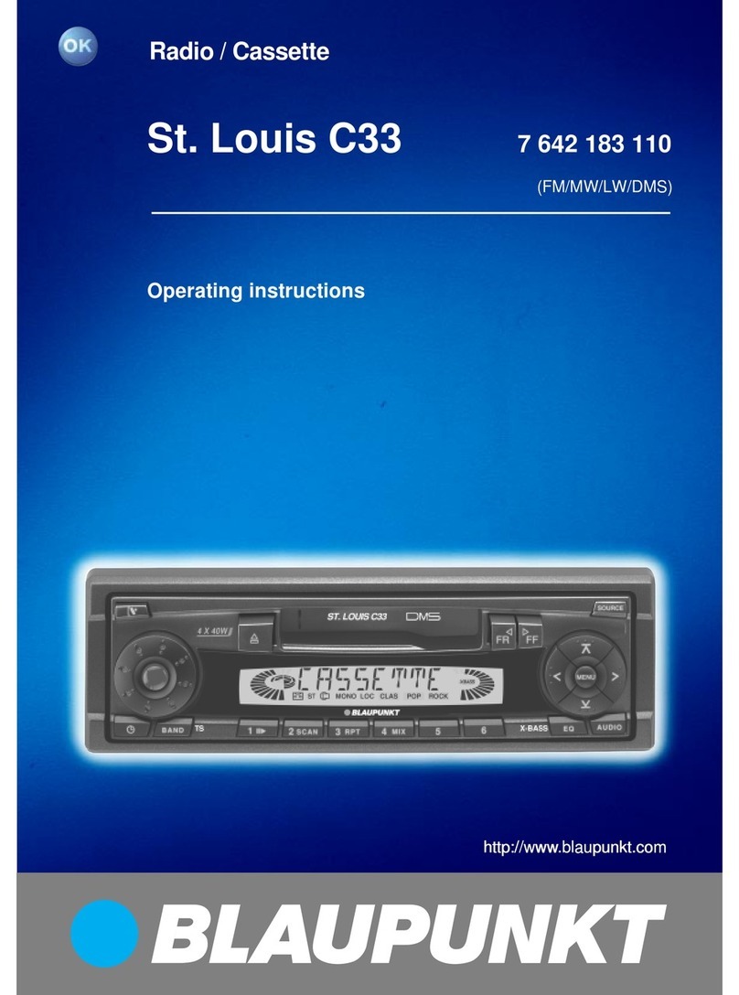 Blaupunkt ST. LOUIS 7 642 183 110 User manual