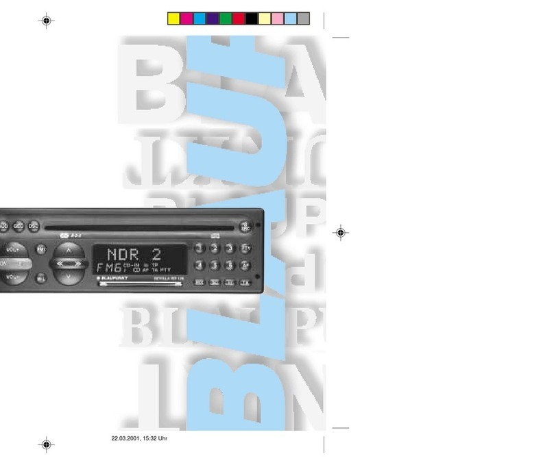 Blaupunkt SEVILLA RD 126 operating instructions
