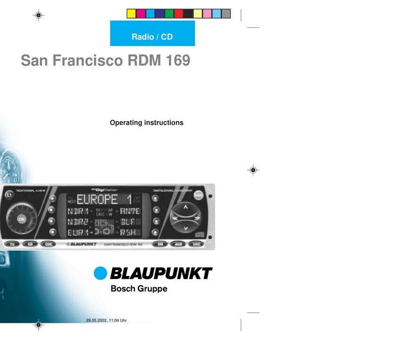 Blaupunkt SAN FRANCISCO RDM 169 User manual