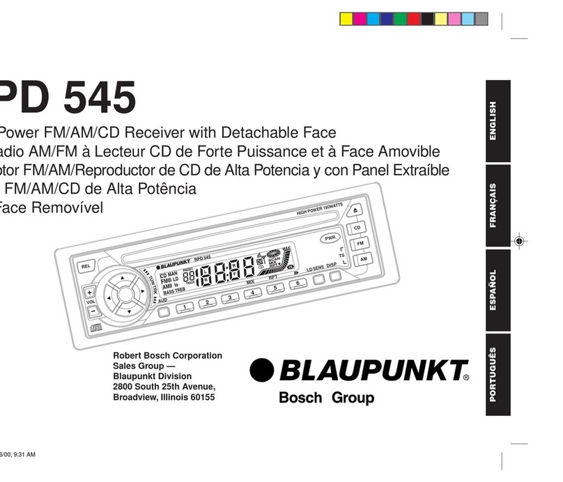 Blaupunkt RPD 545 user manual