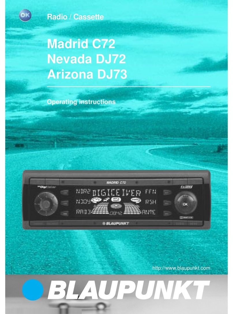 Blaupunkt Arizona DJ73 operating instructions