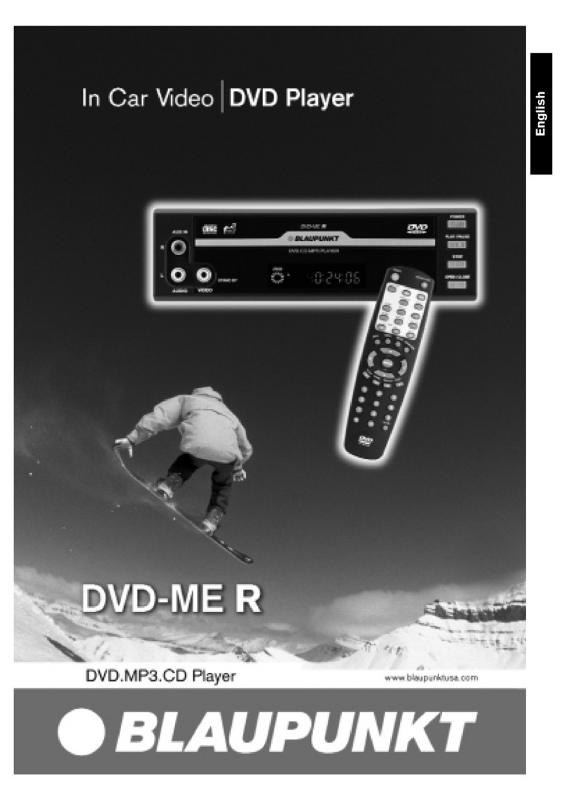 Blaupunkt DVD-ME R manual