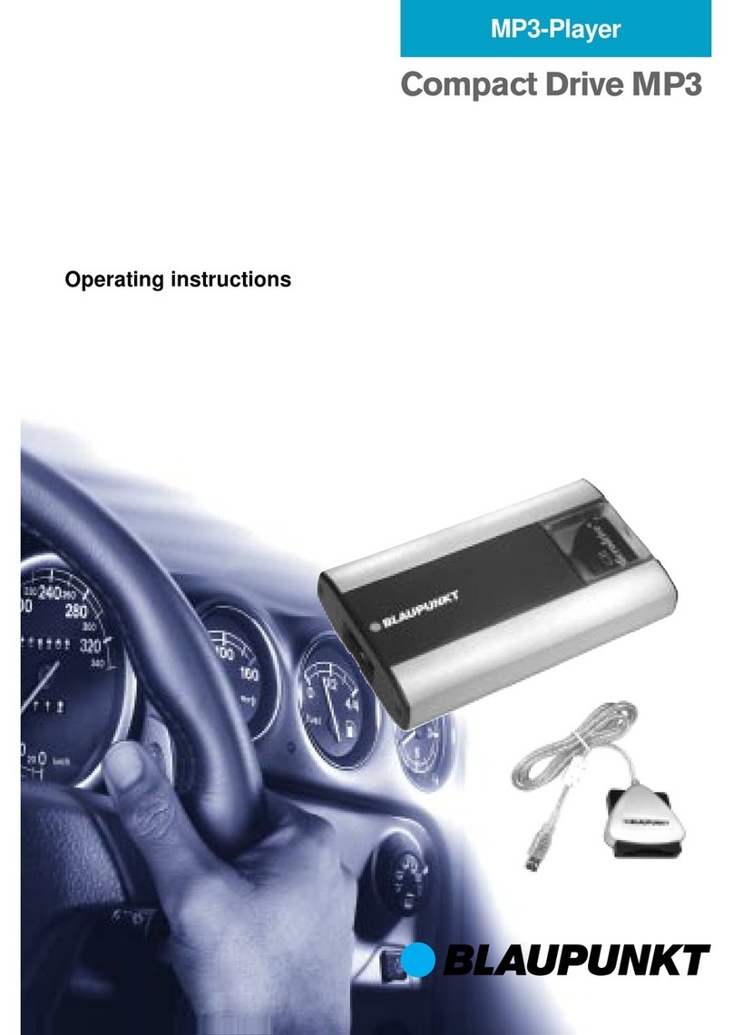 Blaupunkt Compact Drive MP3 operating instructions