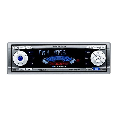 Blaupunkt CASABLANCA CD52 operating instructions