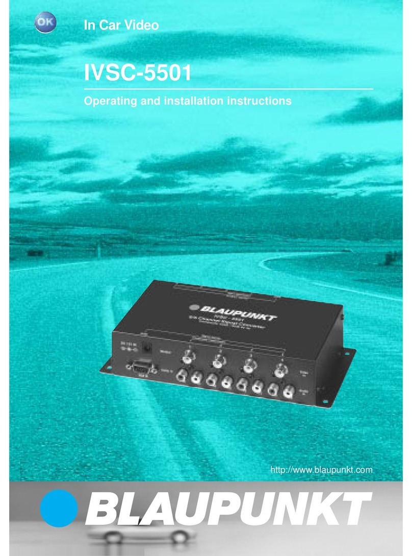 Blaupunkt IVSC-5501 Operating and installation instructions