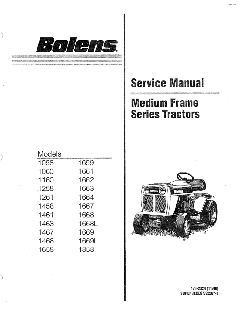 Bolens 1058 Service manual