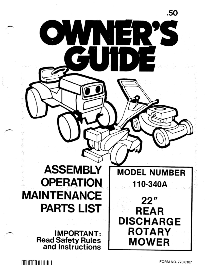 MTD 101-340A owner's guide