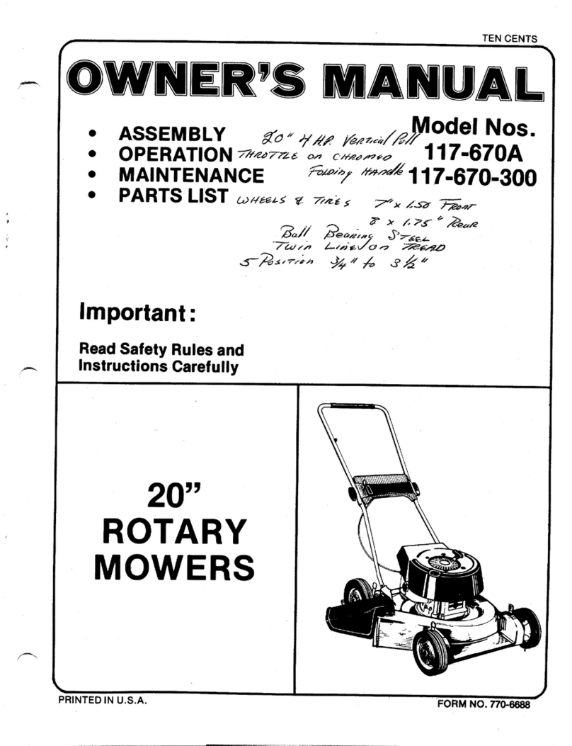 MTD 117-670-300 owner's manual