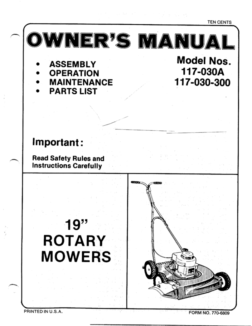 MTD 117-030-300 User manual