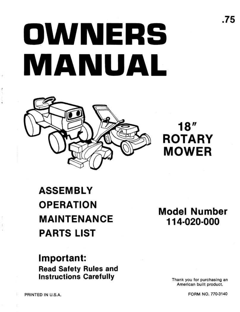 MTD 114-020-000 User manual