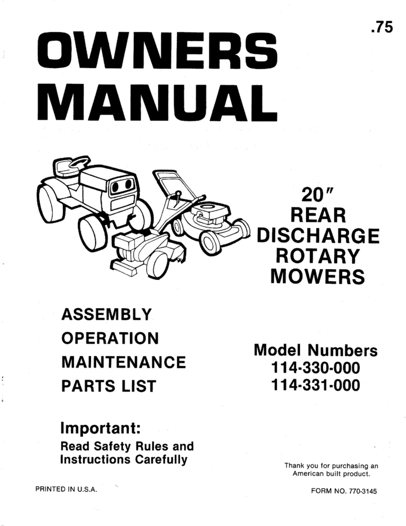 MTD 114-330-000 User manual