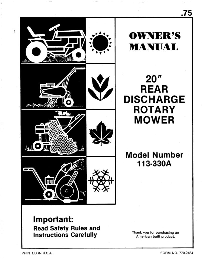 MTD 113-330A owner's manual