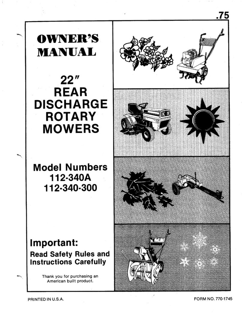 MTD 112-340-300 User manual