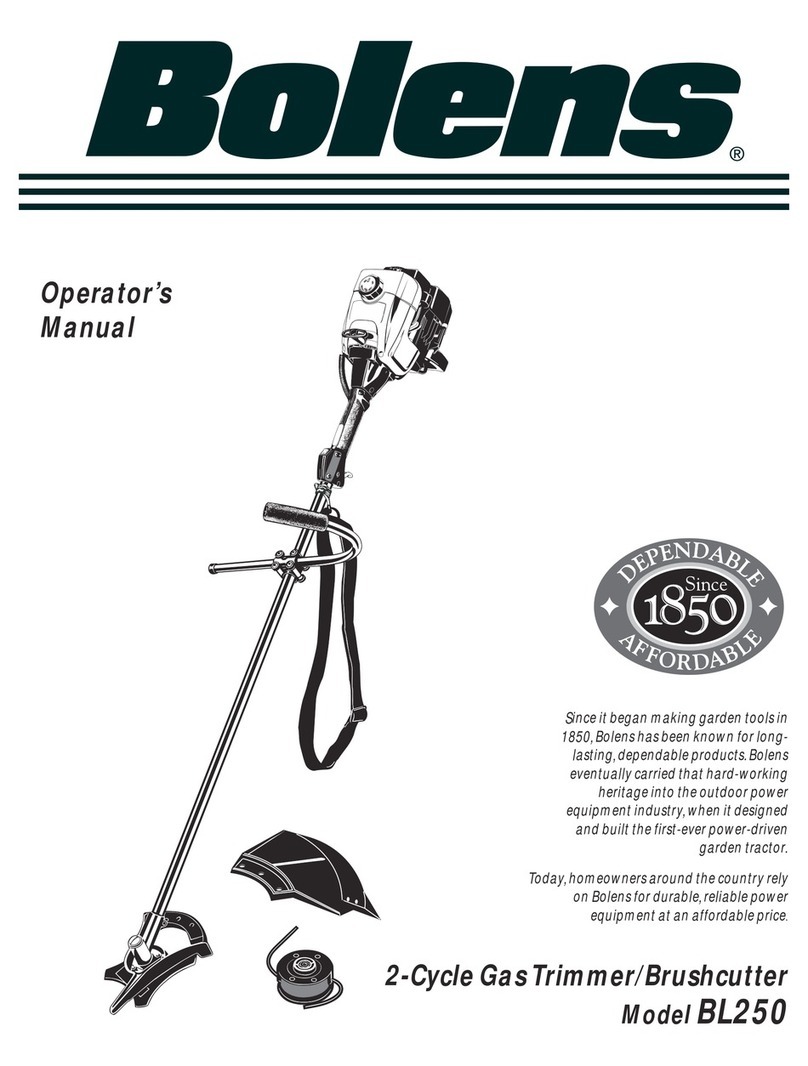 Bolens BL250 Operator's manual