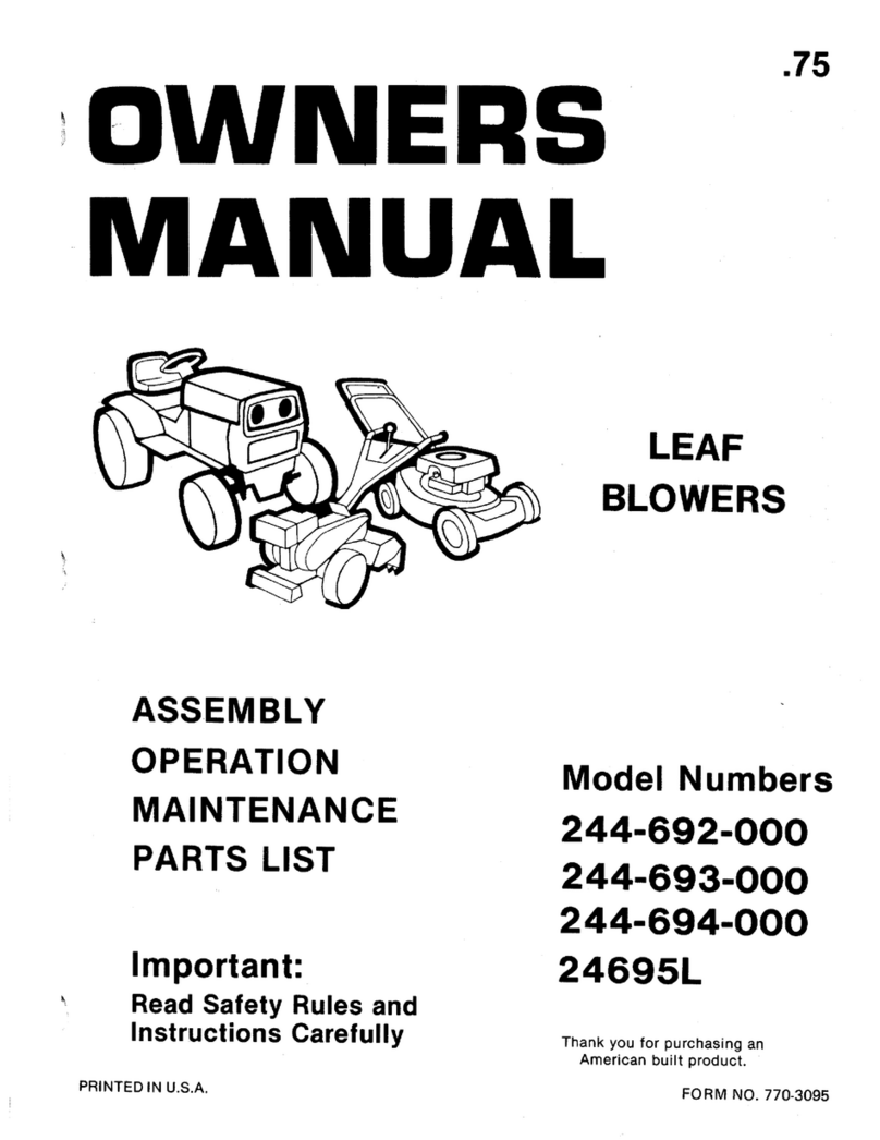 MTD 244-692-000 owner's manual