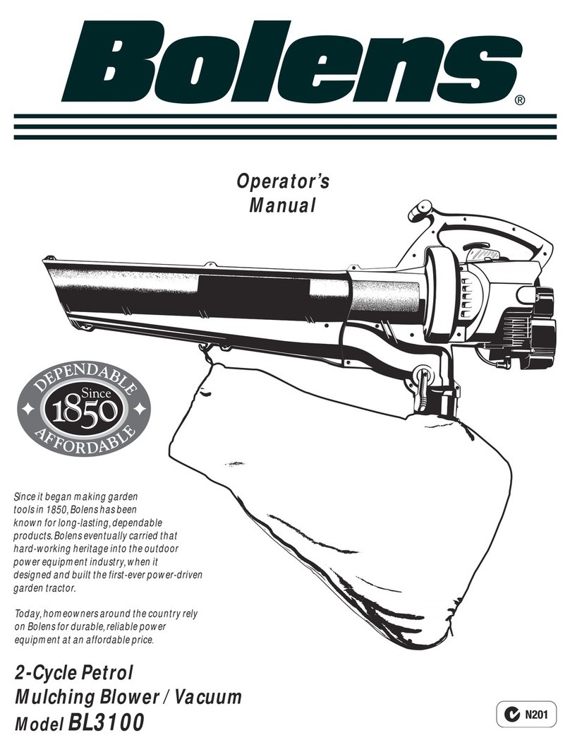 Bolens BL3100 User manual