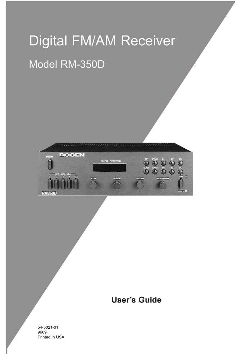 Bogen RM-350D user guide